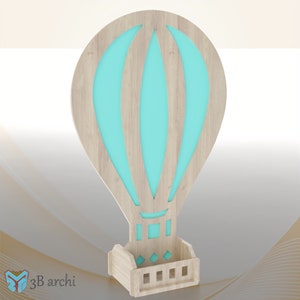 3D Heißluftballon, CNC Ballon Stand, Heißluftballon Hintergrund, DXF-SVG Dateien, Für Veranstaltungen, Benutzerdefinierte Möbel, Cnc Vorlage Bild 6