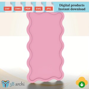 Wavy backdrop plan, Ripple Backdrop Stand: CNC Router Files (Digital Download) image 8