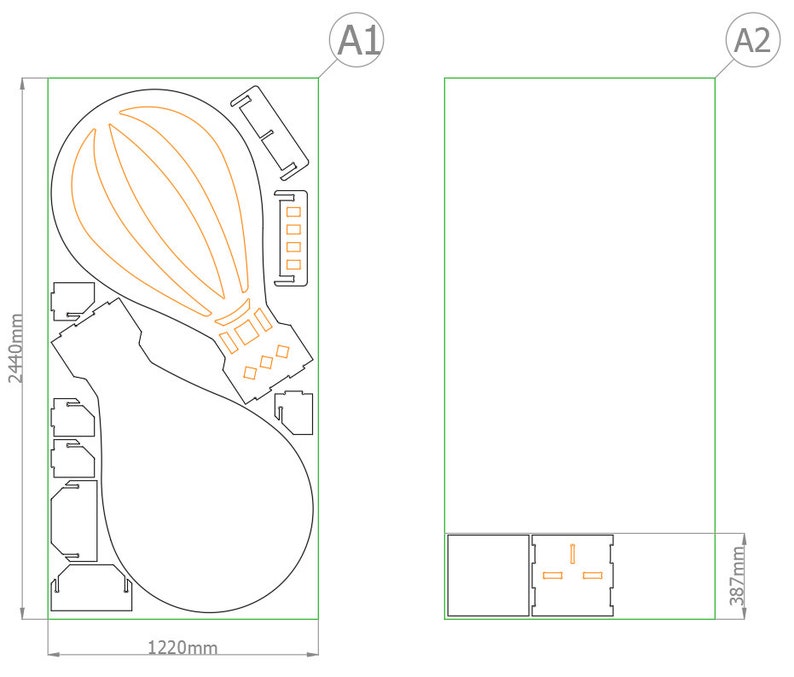 3D Heißluftballon, CNC Ballon Stand, Heißluftballon Hintergrund, DXF-SVG Dateien, Für Veranstaltungen, Benutzerdefinierte Möbel, Cnc Vorlage Bild 9