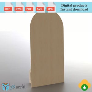 Foldable Arch Backdrop DXF Template: Customizable Event Decor (Digital Download) image 11