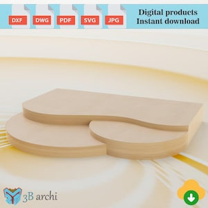 CNC Wedding Stage Plans: Three-Tier Platform, Ceremony Podium (Digital Download)