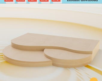 CNC Wedding Stage Plans: Three-Tier Platform, Ceremony Podium (Digital Download)