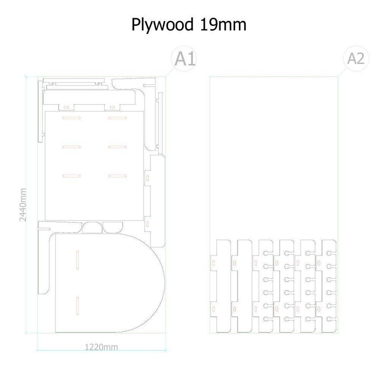 Foldable Treat Wall DXF Template: Customizable Event Decor Plans image 8
