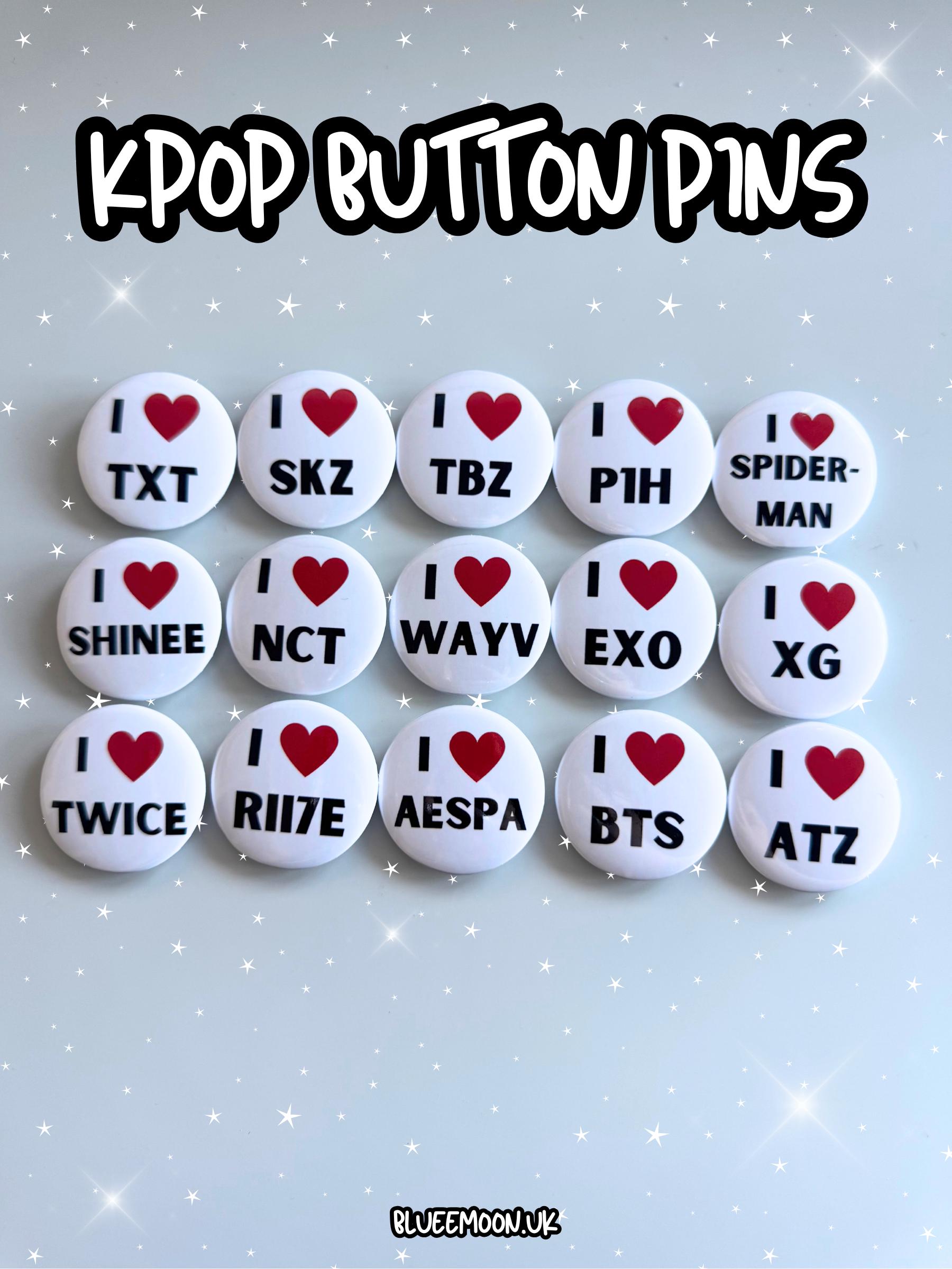 KPOP Button Pins - Etsy Canada