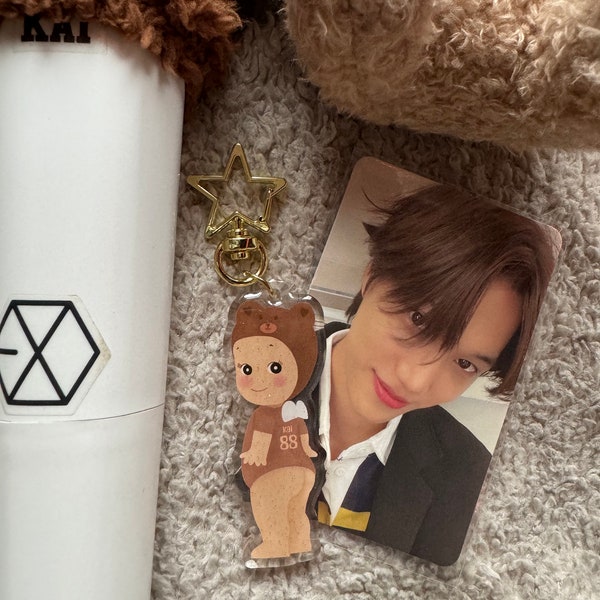 Kai EXO  inspired Sonny angel keychain