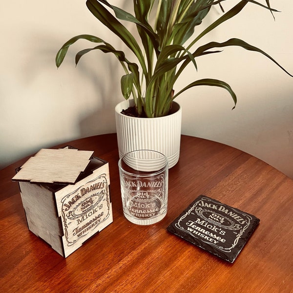 Personalised Jack Daniels gift set