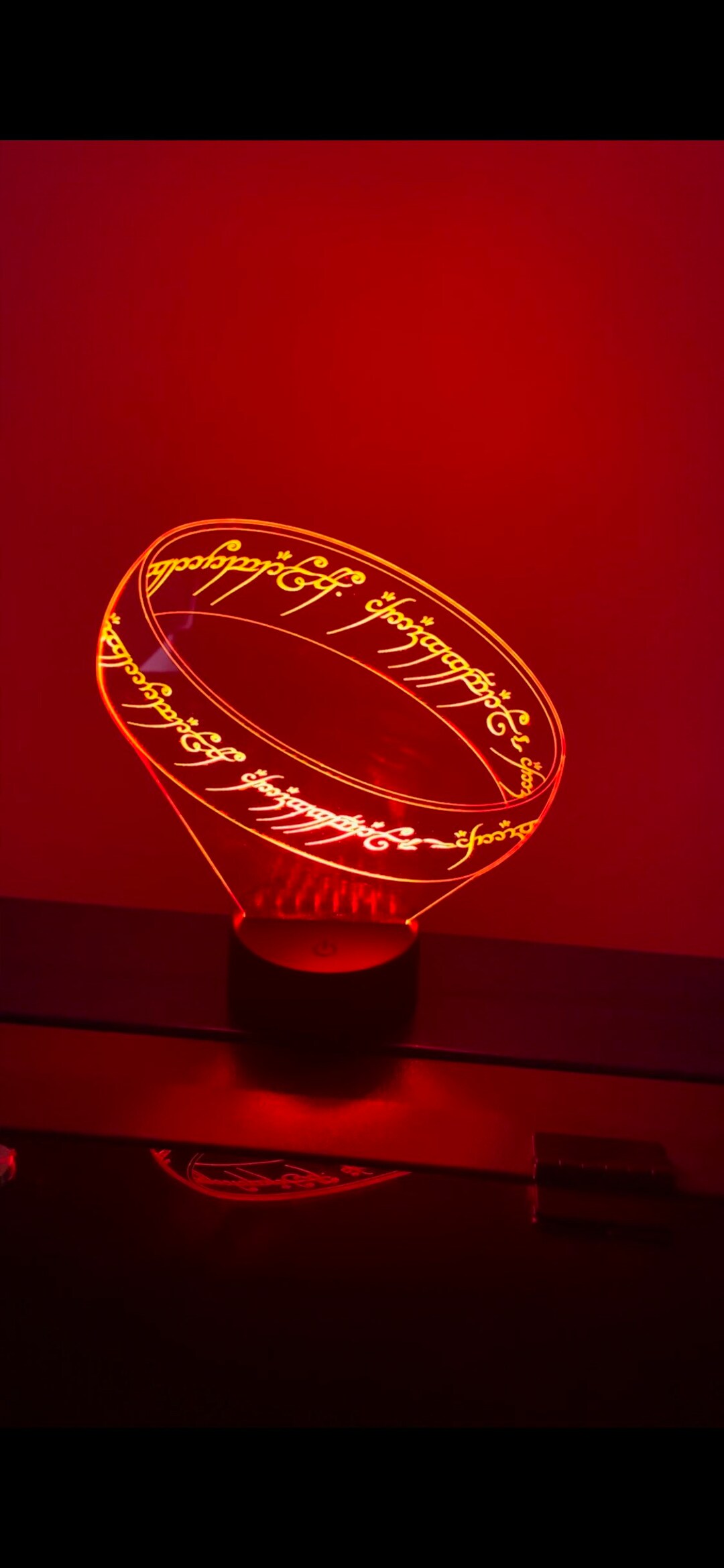 3D Lamp/table Lamp/lotr/light/night Light/desk Lamp/fantasy Etsy UK