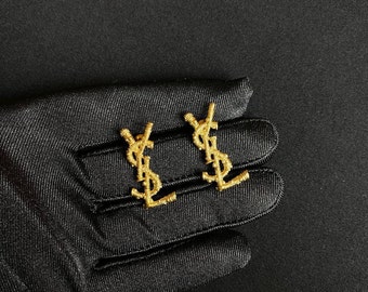 Vintage earrings YSL 3cm