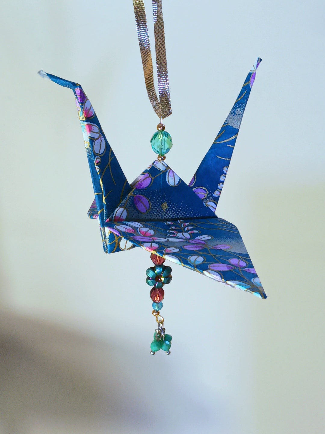 Origami Crane Ornament - Etsy