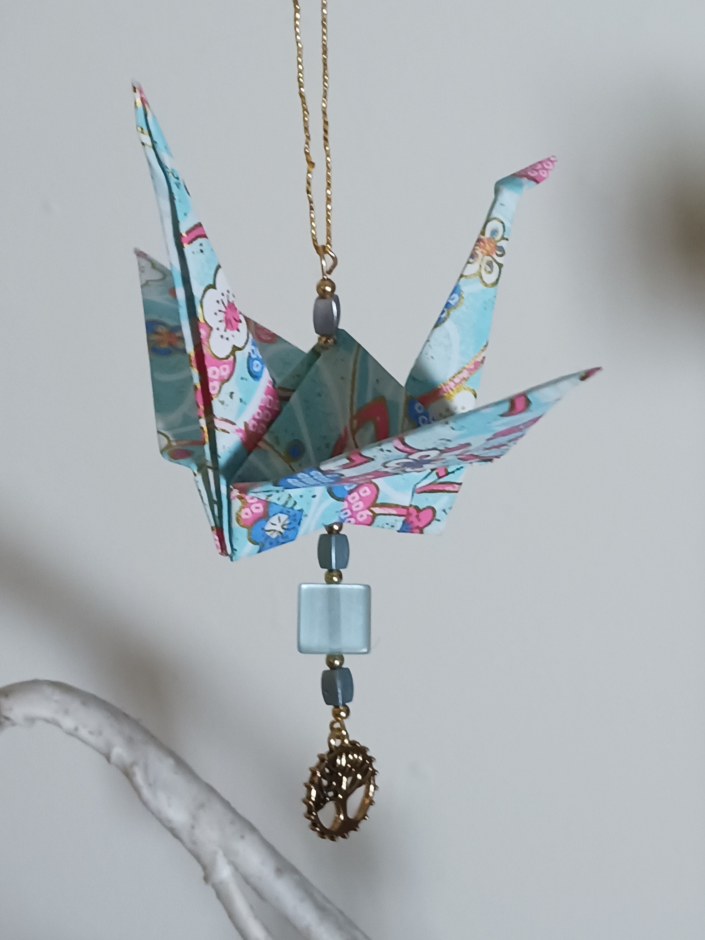 Origami Crane Ornament - Etsy