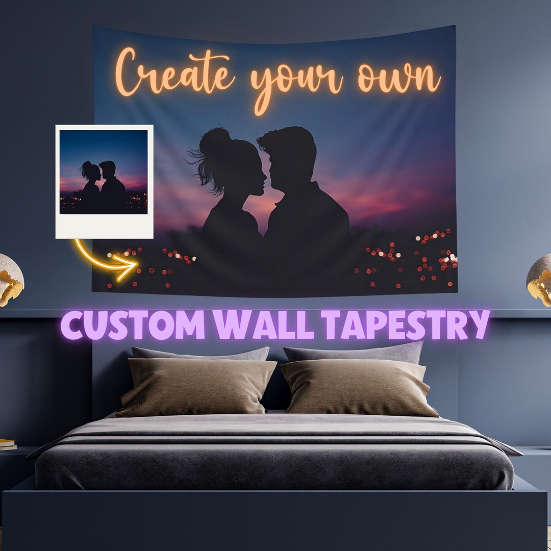 Custom Tapestry From Photo, Large Wall Tapestry, Personalized Tapestry
