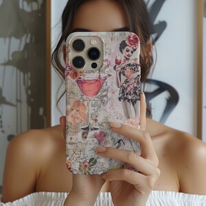 Cute Coquette Collage Phone Case, Preppy Aesthetic Phone Case MagSafe, iPhone 13 14 15, Pro Max, Pro, iPhone 13 Mini Case, Preppy Stuff
