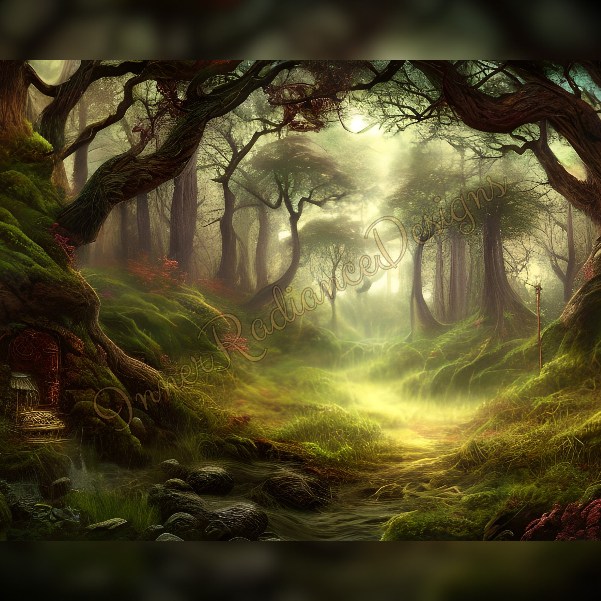 Enchanted Forest Tapestry Indie Room Decor Large Wall Tapestry Cottagecore Decor Magical Forest Tapestry Forestcore Hedge Witch Gift Etsy