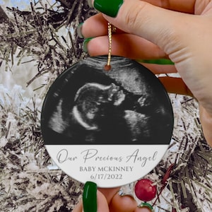 Miscarriage Memorial Christmas Ornament, Miscarriage Gift, Forget Me Not Bereavement Gift, Angel Baby Miscarriage Memorial Gift