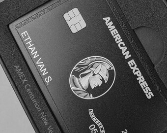 Convert Your Plastic Bank Cards to American express Platinum Card | AMEX Black or Art Cards Replica | Custom Logo Metal Cards