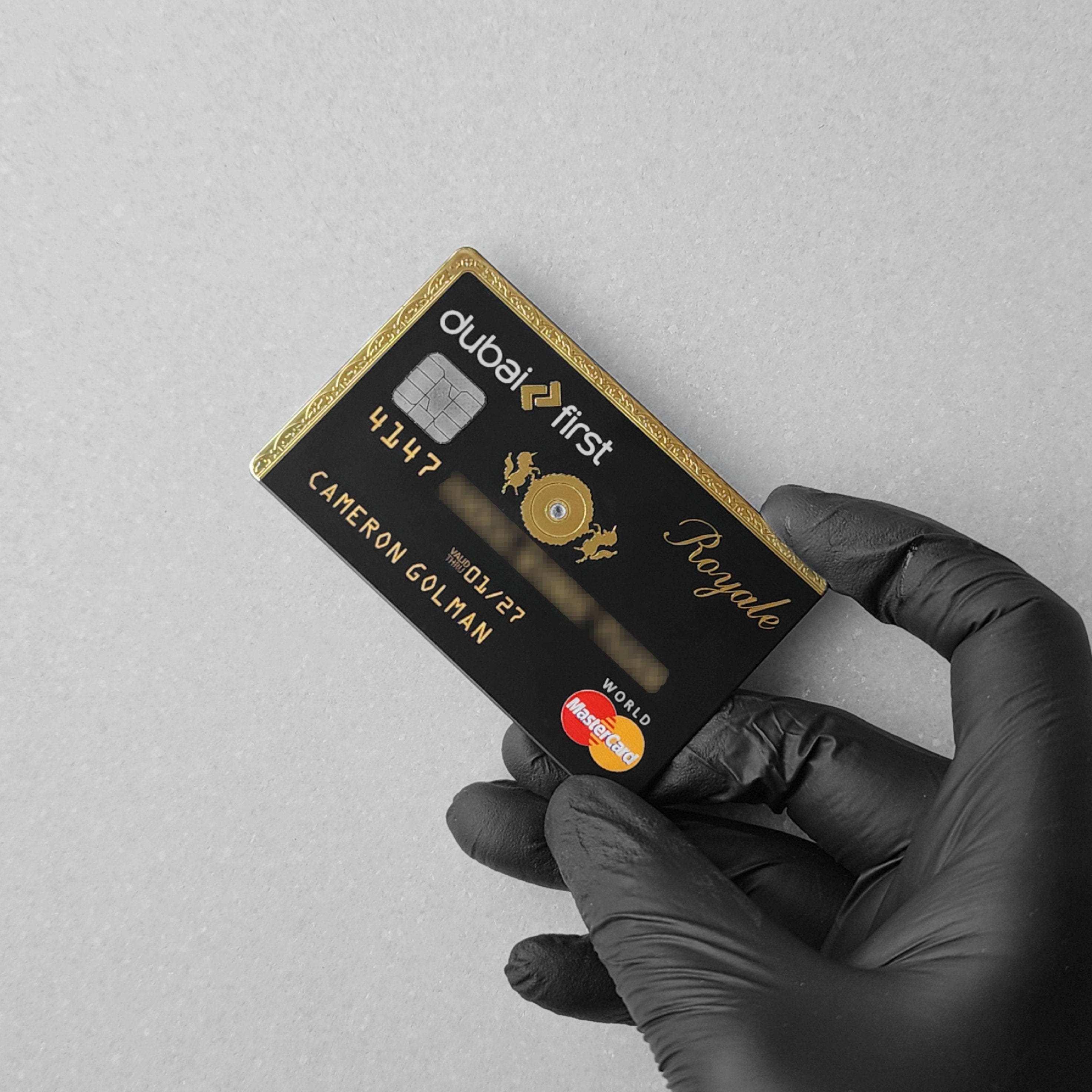 Convert Your Plastic/metal Bank Cards to Dubai Royale Card Customized