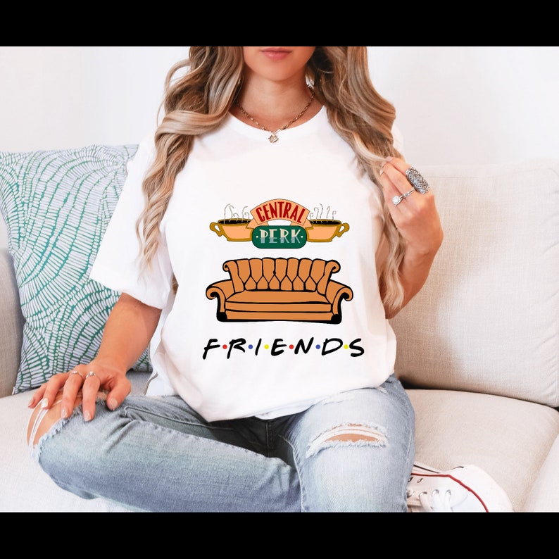 Friends Tshirt Friends Apparel Ross Rachel Monica Chandler Etsy