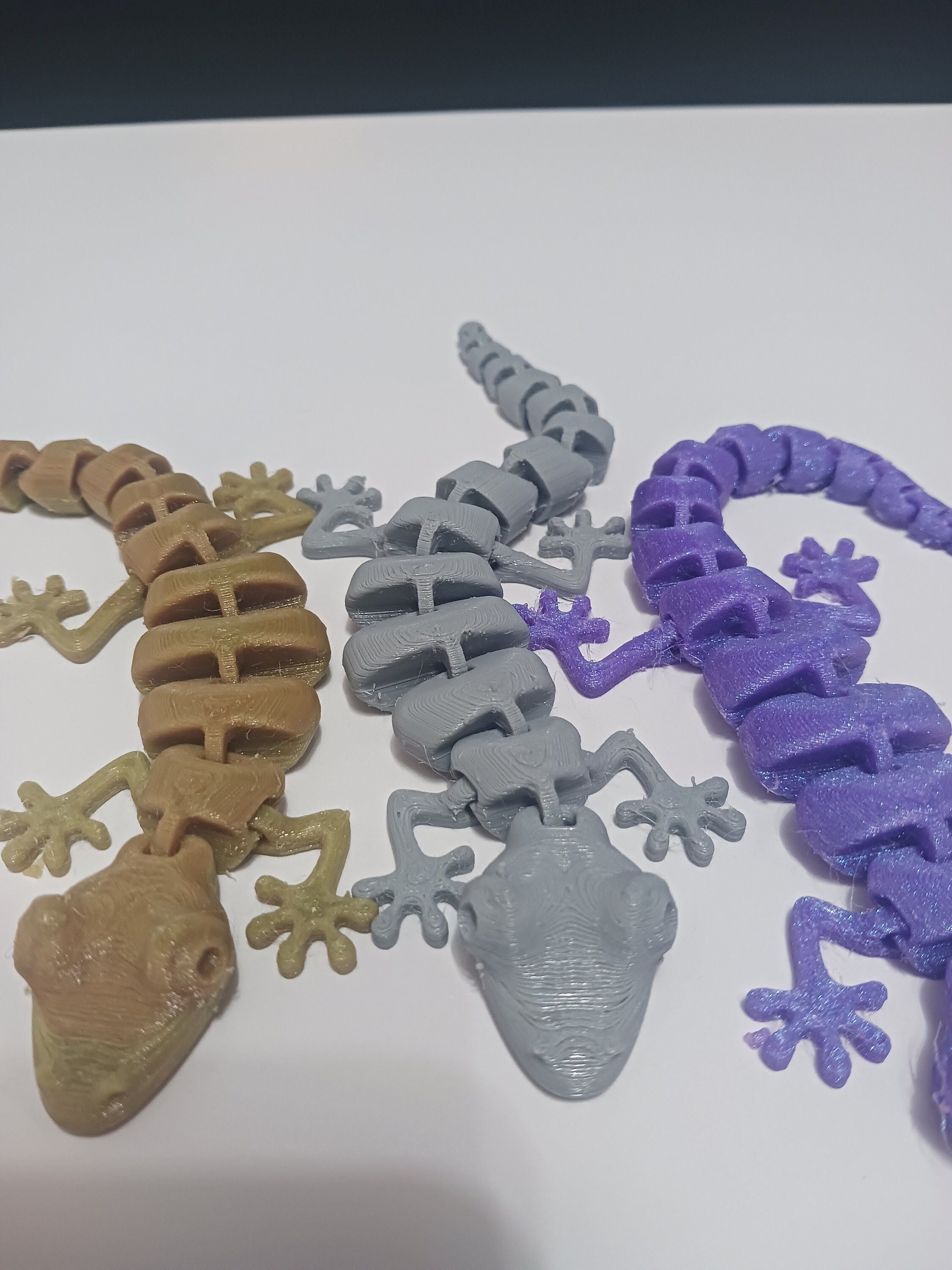 Lizard Fidget Springy Articulated Lizard Fidget Toy - 3D Printed - Etsy