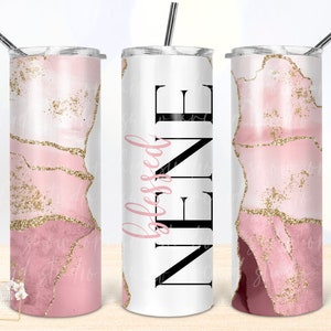 Blessed Nene Agate 20oz Tumbler PNG - Seamless Design (Digital Download)