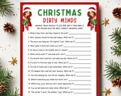 Dirty Minds Christmas Game Printable, Adult Holiday Game, Friendsmas Party Trivia, Funny Christmas Drinking Game, Ladies Night Out Games