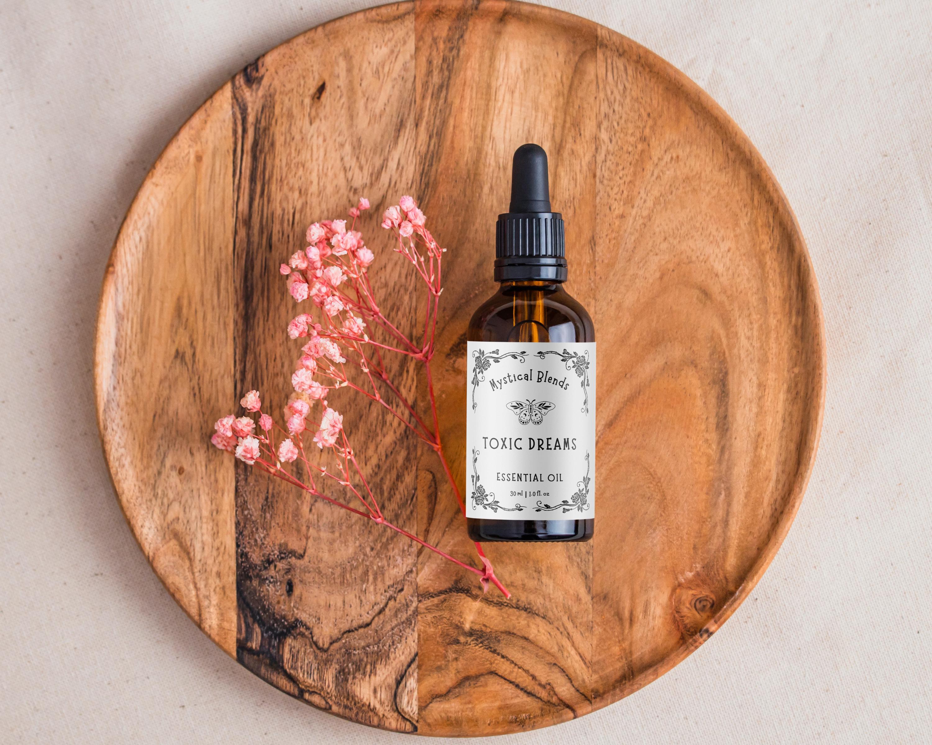 Minimal Dropper Bottle Label Template | Tincture, Essential Oil, and ...