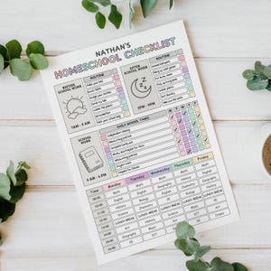 homeschool checklist,homeschool planner,school planner kids,academic planner,schoolday checklist,weekly schedule,responsibility chart,kids chore chart,weekly checklist,homeschool printable,student planner,kids daily routine,school task planner
