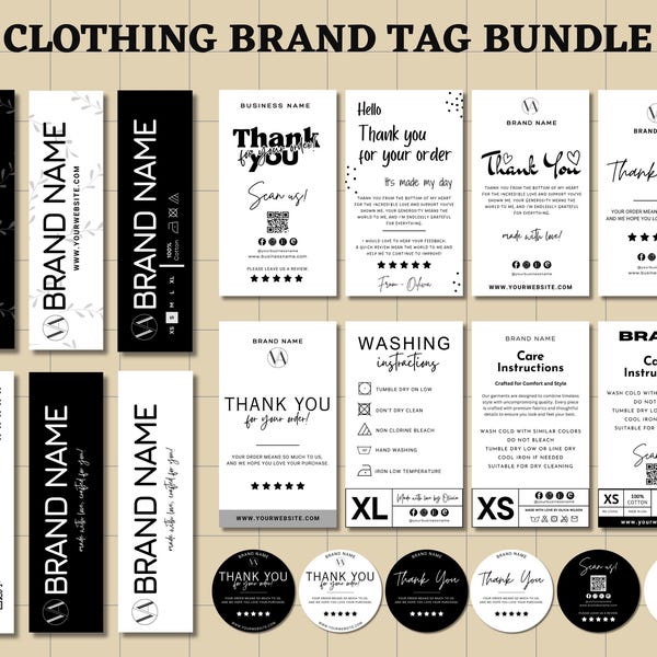 Customize Tags Custom Hang Tags - Etsy