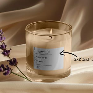 custom candle labels,candle business,candle branding,candle packaging,candle label,business bundle,product label,minimalistic label,canva label template,Candle Care Card,Care Instructions,personalized labels,label design
