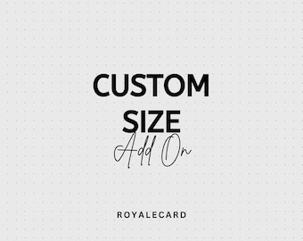 Custom Size | Resize Template Labels | Resize Labels | Add on | Size Change | Different Size Request |