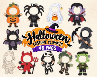 Halloween Face Frame Templates, Add Your Own Photo, Spooky Character Cutouts, Classroom Halloween Bulletin Board, Canva Editable
