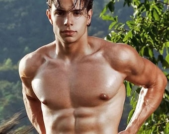 Handsome Bodybuilder Sexy Muscle Jock Hunk Hot Buff Alpha Male - Etsy