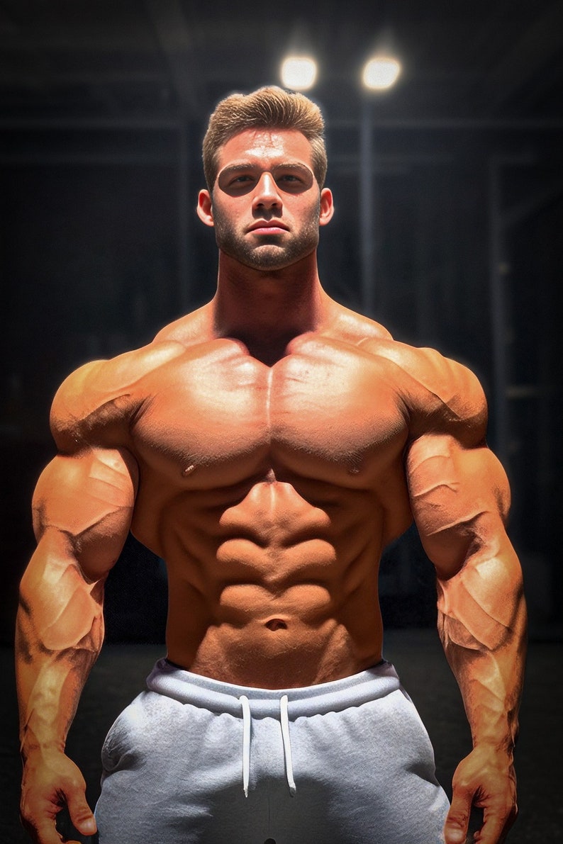 Handsome Bodybuilder Sexy Muscle Jock Hunk Hot Buff Alpha Male - Etsy