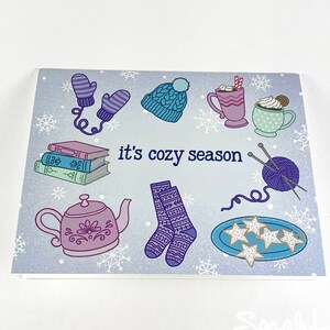 Es temporada acogedora - Tarjeta de felicitación