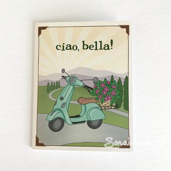 Ciao Bella ! - Carte de voeux