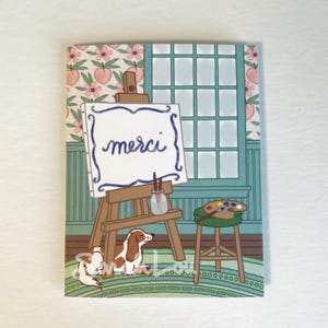 Merci-schildersezel - wenskaart