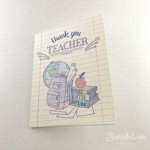 Merci Professeur - Carte de vœux