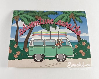 ¡La aventura espera! - Tarjeta de felicitación