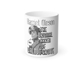 HARRIET OLESON Original Karen Color Changing Mug |11oz Ceramic Mug, Little House on the Prairie Gift, Retro TV Show Mug,  Laura Ingalls Gift