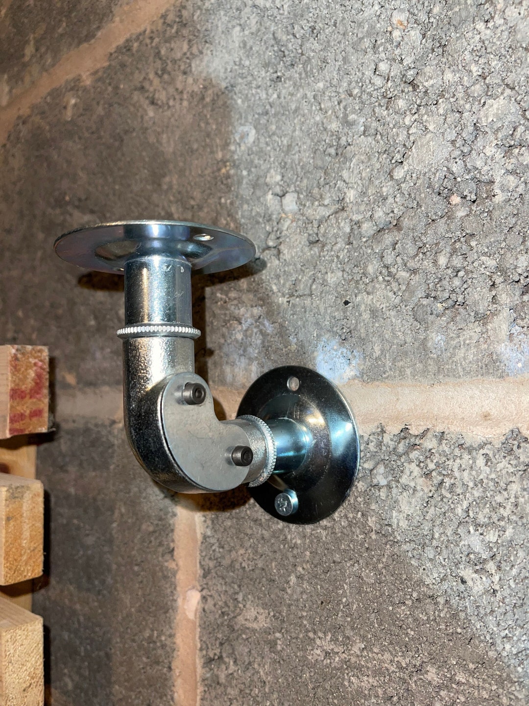 Galvanised Steel Conduit Industrial Look Shelf Brackets pair - Etsy