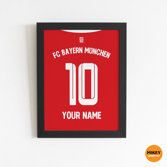 Custom Football Wall Art FC Bayern Munchen 22/23 Digital Etsy
