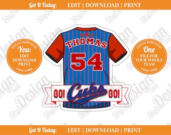 Plantilla de letrero para puerta de béisbol y sóftbol, colgador de puerta para camiseta de béisbol y sóftbol para torneo de viaje, descarga digital