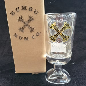 Bumbu Rum Glass Box Set Upcycled Glass handmade
