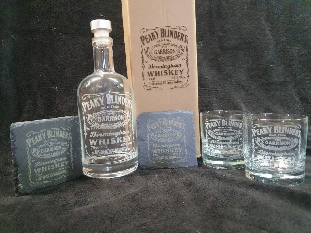 Peaky Blinders Whisky Decanter Box Set for 2 Can Be Etsy UK