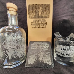 Star Wars Glass Decanters