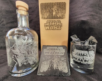 Star Wars Scene Decanter box sets can be personalised