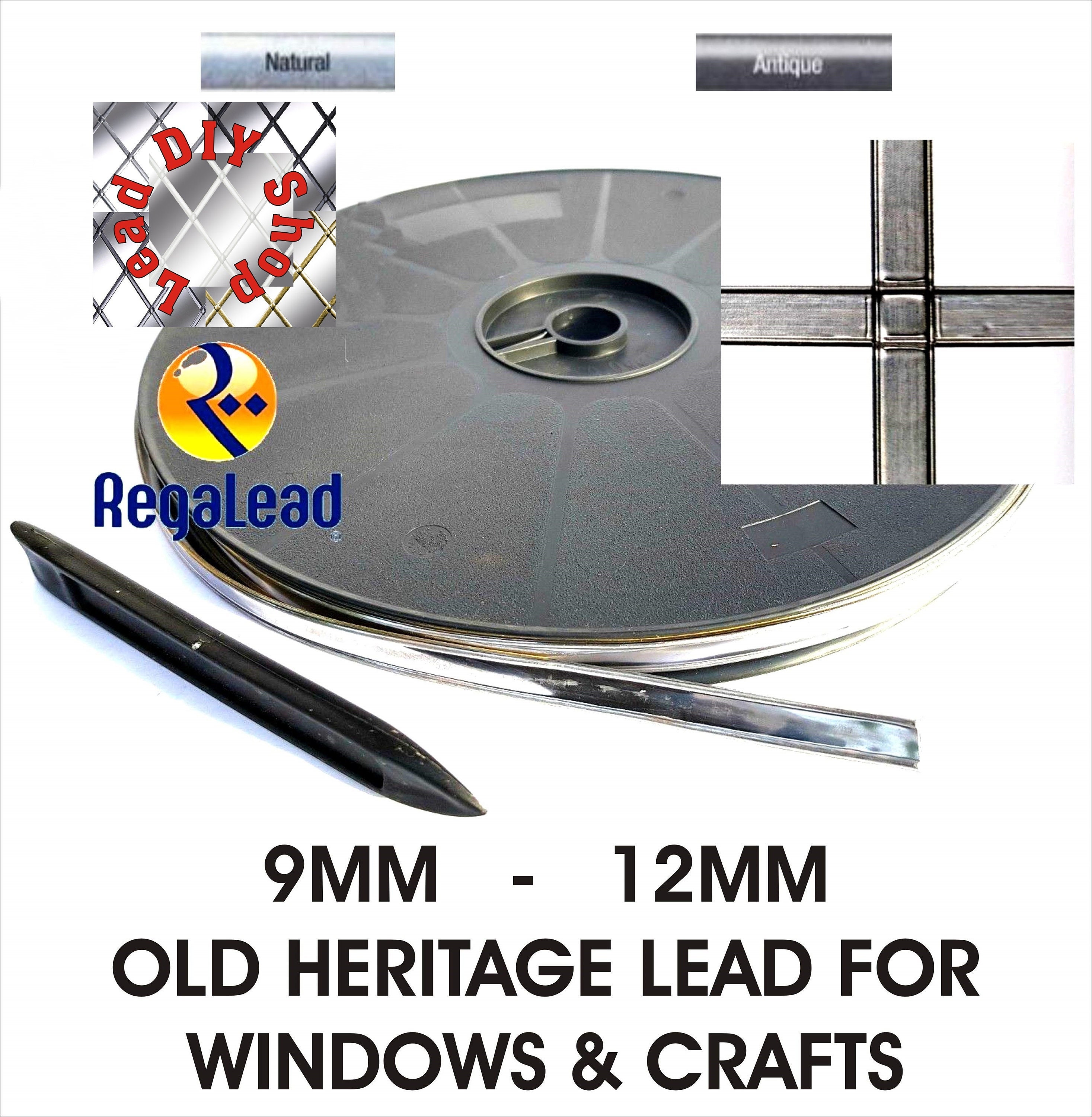 Lead Came U Section Lead for Use in Stained Glass Work Suitable for 3mm  Glass 