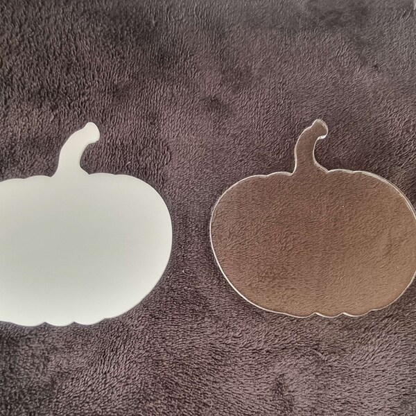 Pumpkin shape Sublimation crafting blank Acrylic clear or white