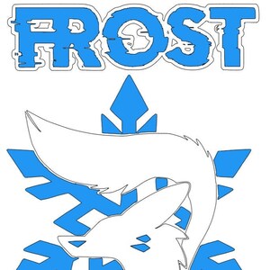 Frost_Is_Lost Twitch Channel Vinyl Sticker!