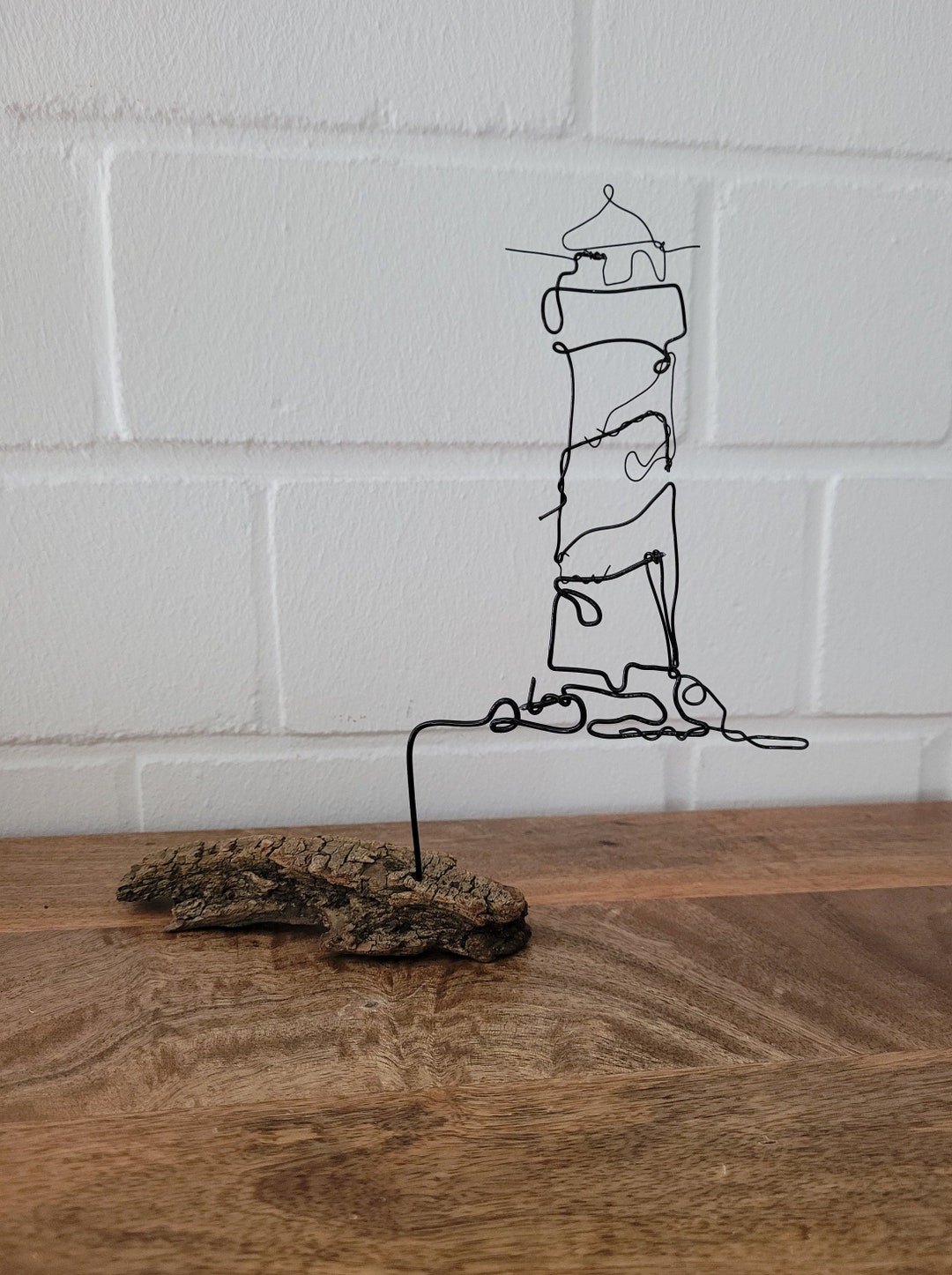Lighthouse Made of Wire, Home Port, Port, Wire Figure, Handmade ...