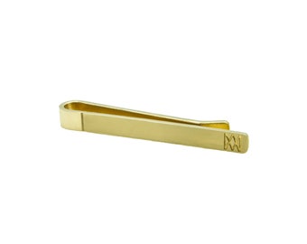 Tie Clip Messing • Made in Ireland • Handgemaakt • Geschenken voor hem • Bruiloft • Groomsman • door MILLETTWADE